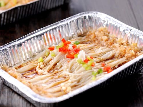 神池锡纸烤金针菇